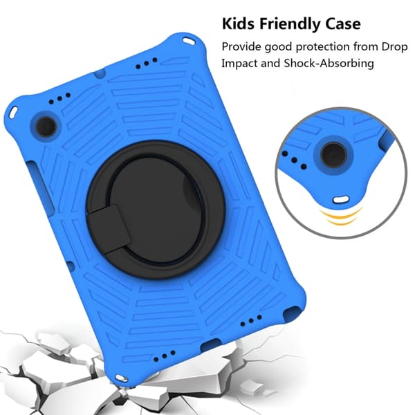 Samsung Galaxy Tab A8 10.5 (X205/X200) Skyddande silikonfodral Spider King Blå
