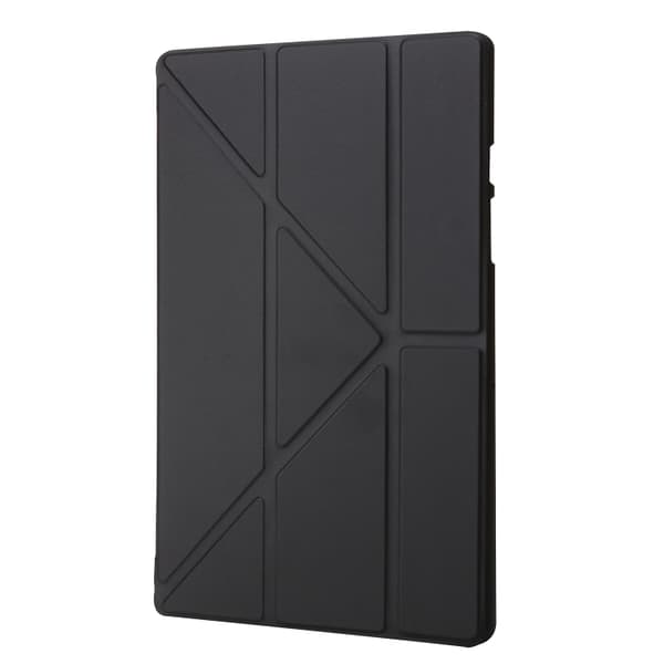 Samsung Galaxy Tab A9+ / A11+ TPU Fällbart Läderfodral Svart