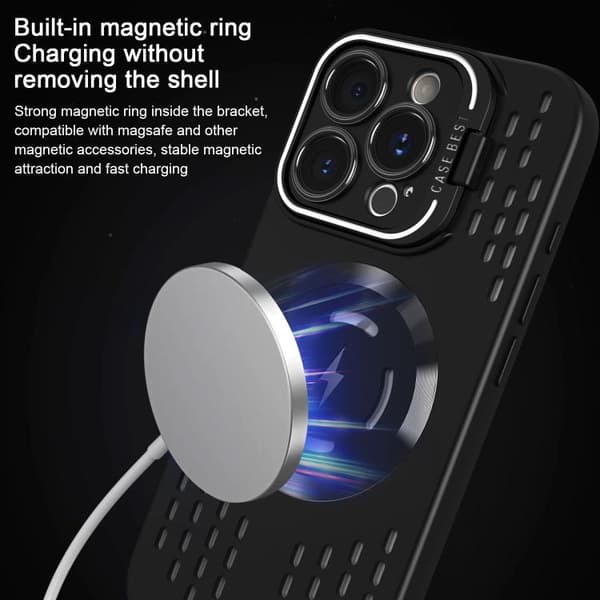 iPhone 16 Pro MagSafe Kylskal med Linshållare Kunglig blå