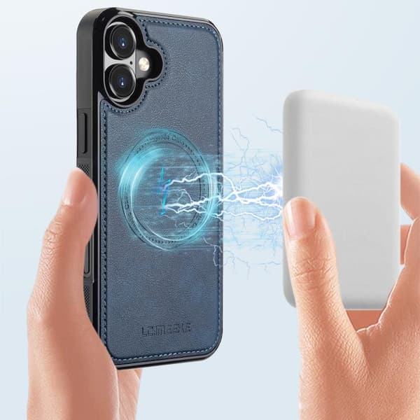iPhone 17 Skal med MagSafe av LC.IMEEKE Blå