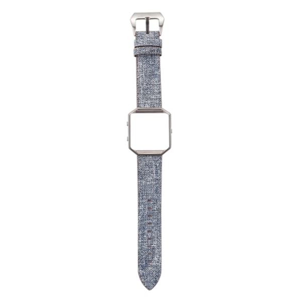 För Fitbit Blaze Cowboy Texture Watch Light Blue