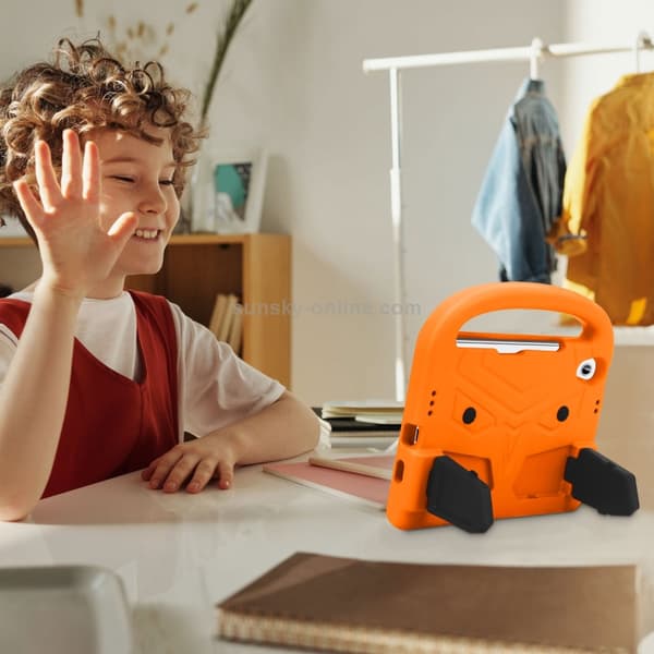 iPad mini 6 / mini 2024 Skal i Sparrow Stil av EVA Material för Barn - Stöttålig Tablet Case Orange