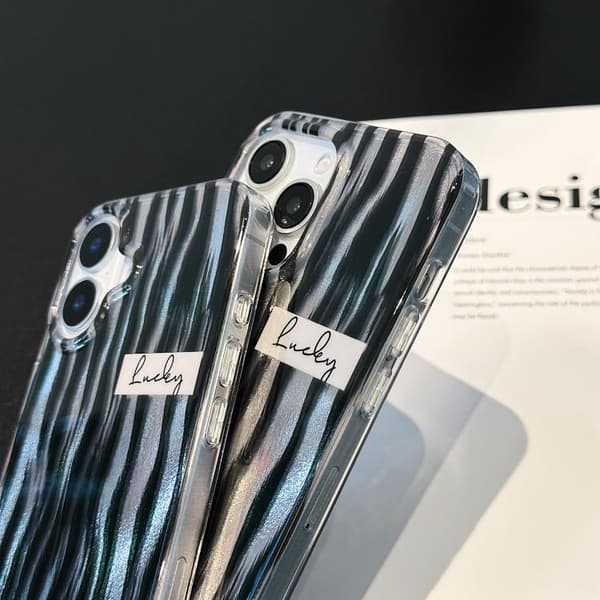 iPhone 16 Pro Max Dubbel-sidig IMD Laser TPU Skal
