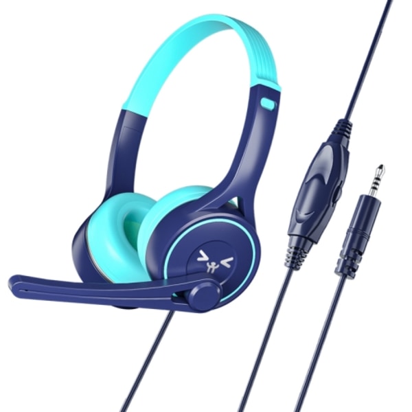 Soyto SY-G30 Online Class Computer Headset, Kontakt: 3,5 mm Blå grön