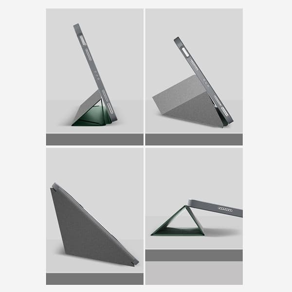 iPad Pro 12.9 2022/2021/2020 Skal - Mutural Multi-fold Smart Läderfodral Blå
