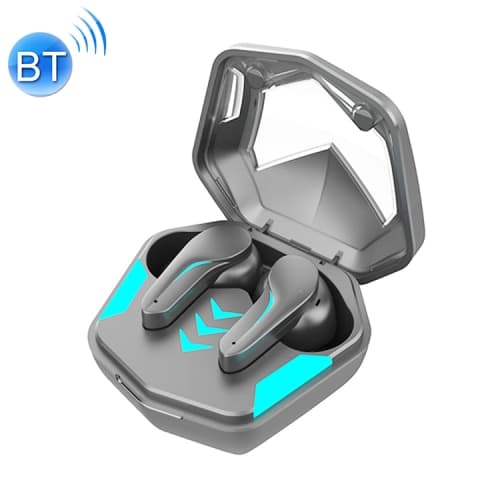 MD188 TWS Gaming Sport Trådlösa Bluetooth-hörlurar Silver