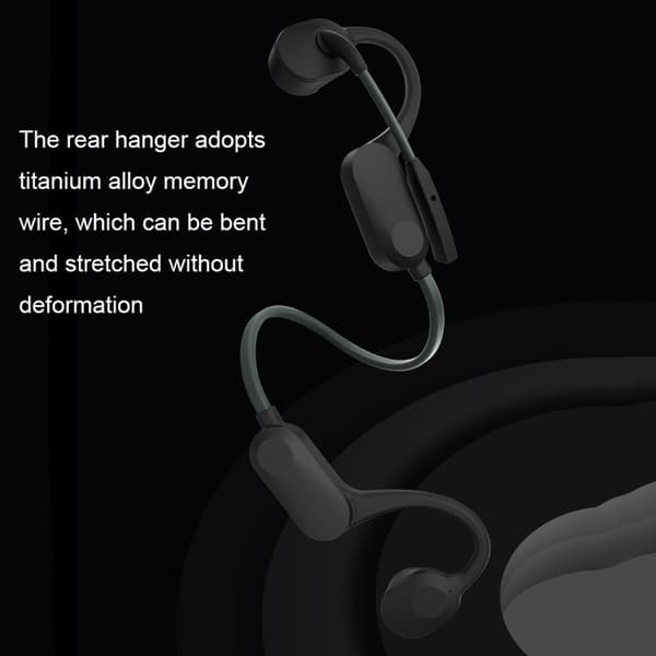 GCRT-X100 Vattentät Benledning Bluetooth-headset med Mikrofon Blå