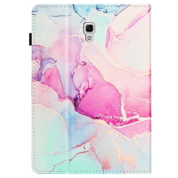 Samsung Galaxy Tab A 10.5 T590 Marble Litchi Läderfodral Rosa