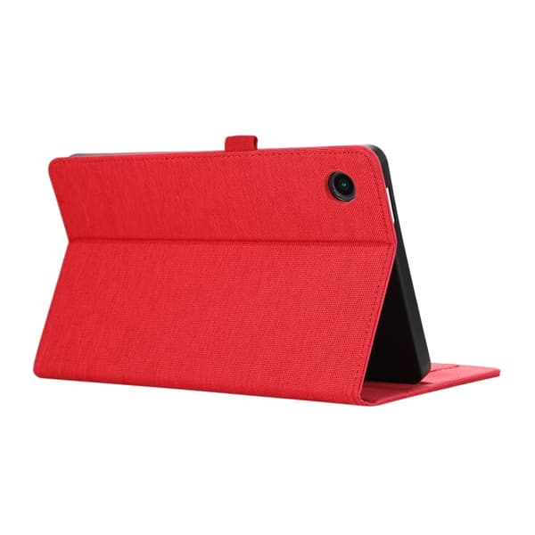 Samsung Galaxy Tab A9+ / A11+ Flipfodral i TPU och PU-läder Röd
