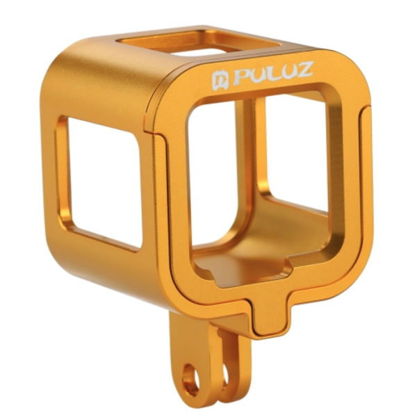 Hölje Skyddande fodral CNC Aluminiumlegering Skyddande bur med försäkringsram för GoPro HERO5 Session /HERO4 Session /HERO Session Guld