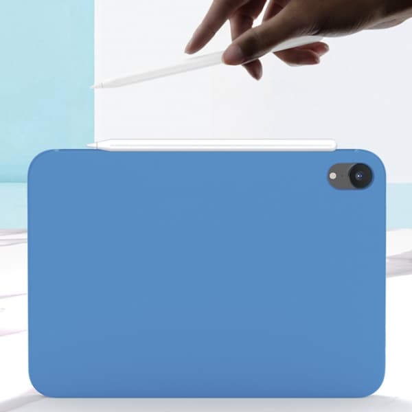 iPad mini 2024 / mini 6 Skal i Mutural Silikon Mikrofiber Ljusblå