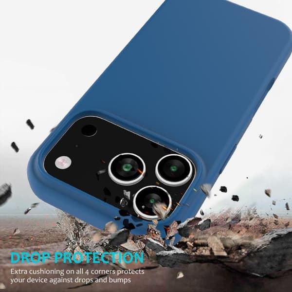 iPhone 18 Pro Max / iPhone 17 Pro Max Solid Color Skal Koboltblå