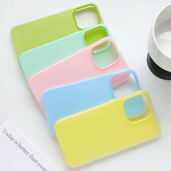 iPhone 16 Pro Max Skal Jelly Series TPU + PC Full Coverage Gul
