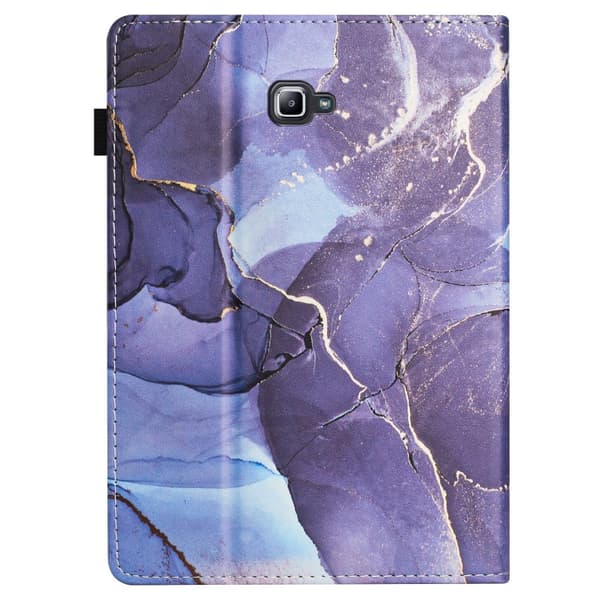 Samsung Galaxy Tab A 10.1 T580 Marble Litchi Läderfodral Grå