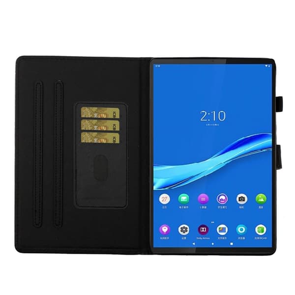 Samsung Galaxy Tab A8 10.5 (2021) Glitter Läderfodral Roséguld
