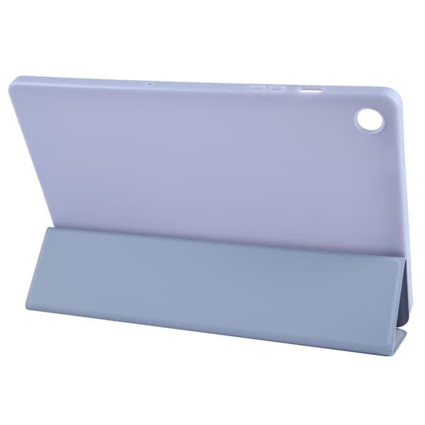 Samsung Galaxy Tab A9+ / A11+ Tri-fold TPU Läderfodral Lavendelgrå
