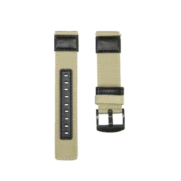 För Garmin Move Style 20 mm Canvas slitstarkt watch Khaki
