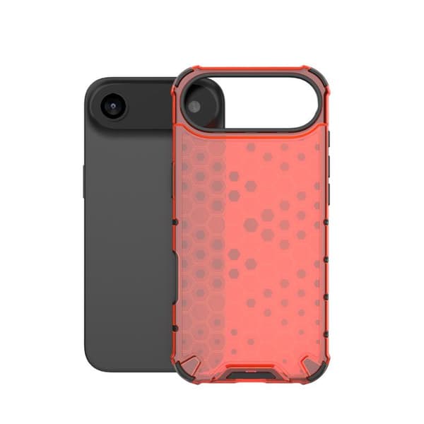 iPhone 17 Air Skal Honeycomb Stötsäker Röd