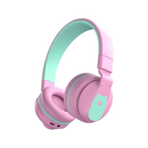 BOBo+ Vuxna & Barn Söt Bluetooth 5.0 Bas Brusreducerande Headset med Mikrofon Rosa