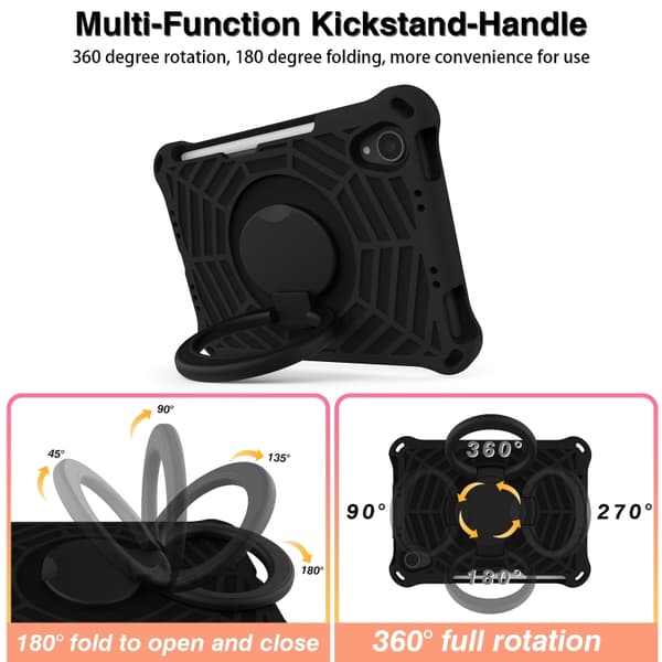 iPad mini 2024 / mini 6 Skal Spider King iPad Mini 2024 / Mini 6 Silikon Skyddande Tablet Case