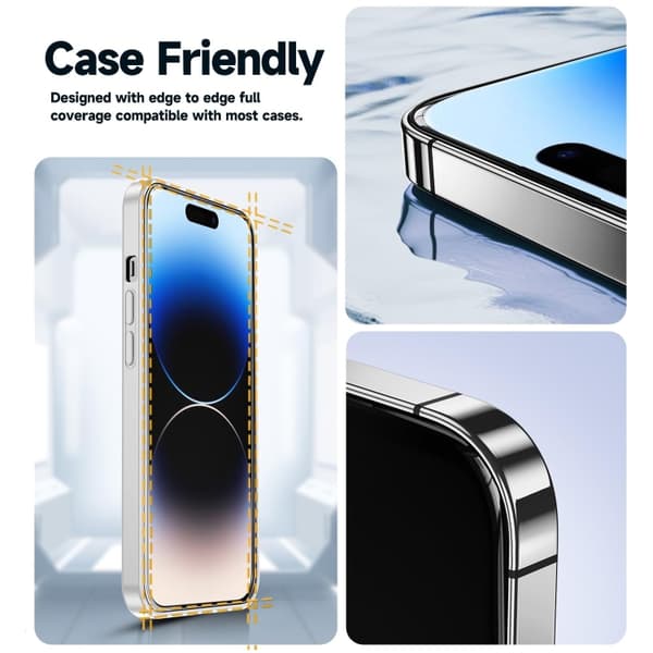 iPhone 18 Pro Max / iPhone 17 Pro Max - LK Lätt Installera HD Härdat Glasfilm