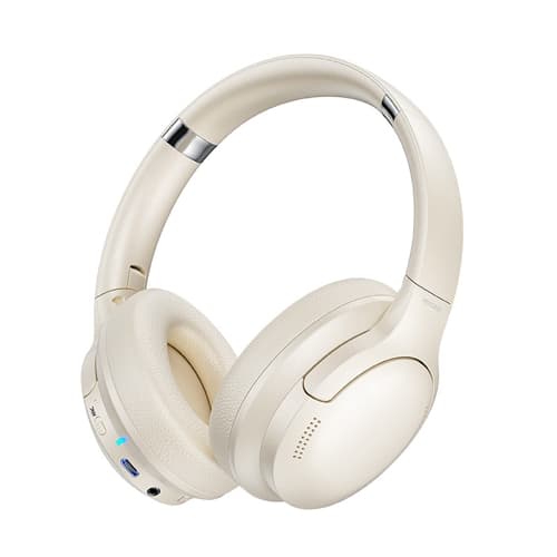 WK M11 Enjoyer ANC Over-Ear Brusreducerande Bluetooth-hörlurar Vit