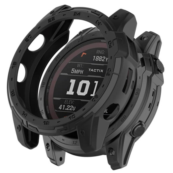 För Garmin Enduro2 / Tactix7 Armor Hollow TPU watch Black