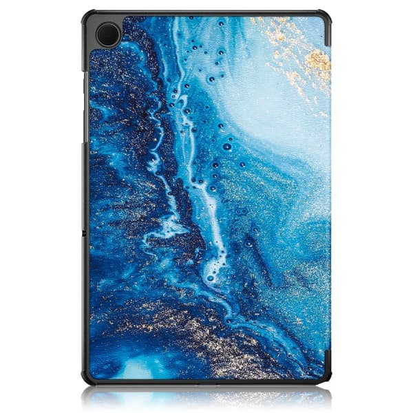 Samsung Galaxy Tab A9+ / A11+ Custer Målade 3-Faldig Smart Läderfodral