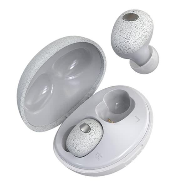 Calante T2S 5D Sound Effect Bluetooth 5.0 Trådlösa Bluetooth-hörlurar med magnetisk laddningsbox, samtal och Siri Vit