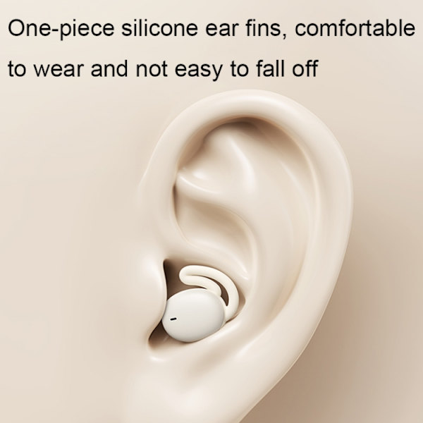 REMAX SleepBuds Z2 Sleep Trådlösa Musik Hörlurar Halv In-Ear Stereo TWS Bluetooth Hörlurar Beige