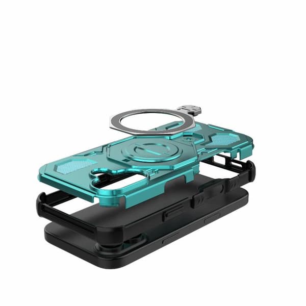 iPhone 17 Skal - Solid Färg med MagSafe Magnetisk TPU+PC Blå sjön