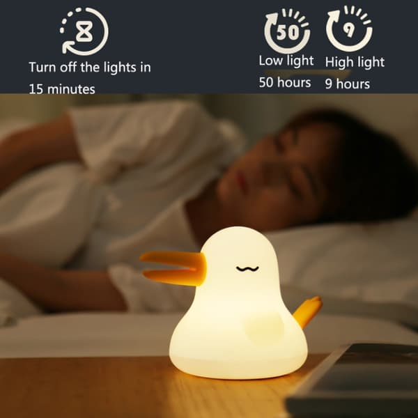 FL-03 Fun Switch Kiwi Bird Bedside Night Light, Spec: Uppladdningsbar(Snoring)