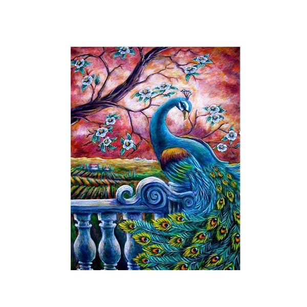 5D DIY Diamond painting - Peacock