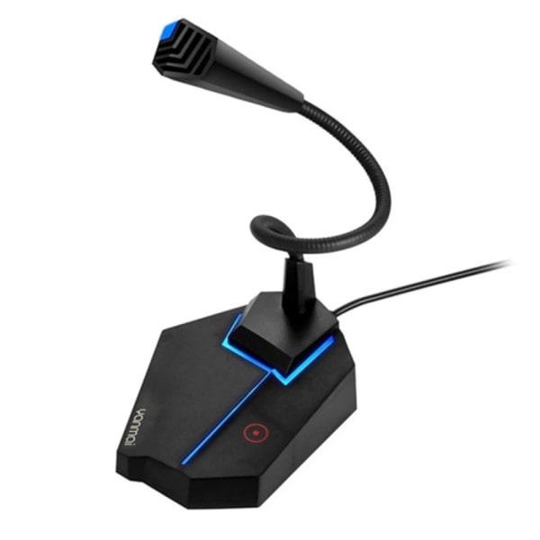 Yanmai G25 USB Högkänslig Mikrofon RGB Gaming Svanhals Bordsmikrofon