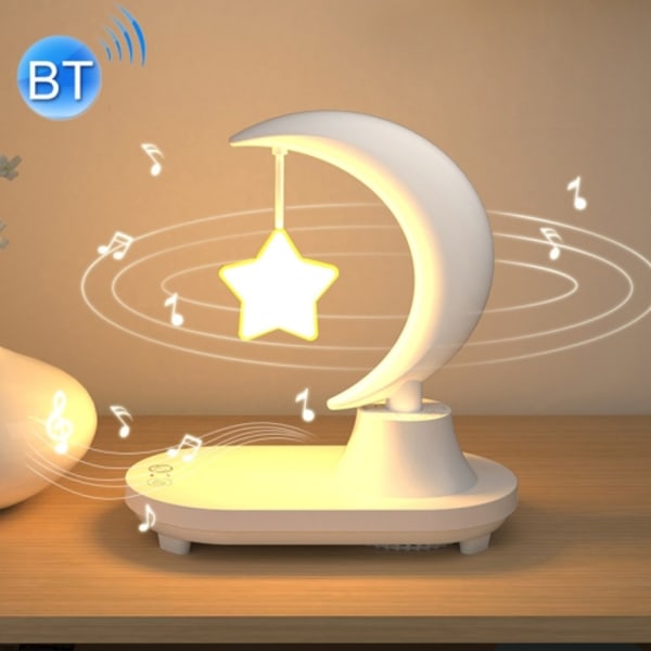 Bluetooth-högtalare LED färgglad atmosfär nattlampa - TB-35S Star utan trådlös laddare