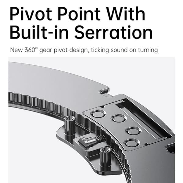 iPhone 17 Skal med 360° Rotation MagSafe Hållare Vit