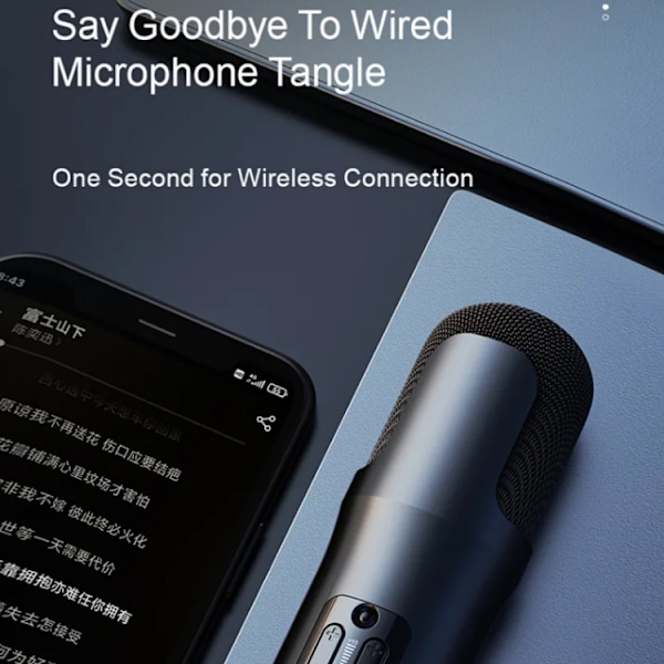 K8 Live Ljudkort Mikrofon Mobiltelefon Trådlös Bluetooth Högtalare(Silvergrå)