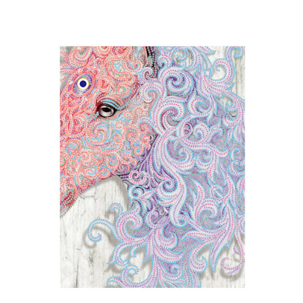 5D DIY Diamond painting - Häst