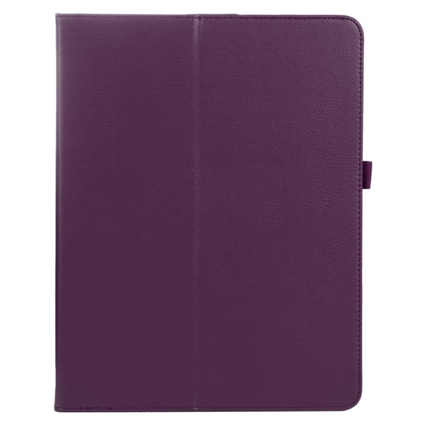 iPad Air 11 2025/2024 Litchi Textur Solid Fodral i Läder Purpur