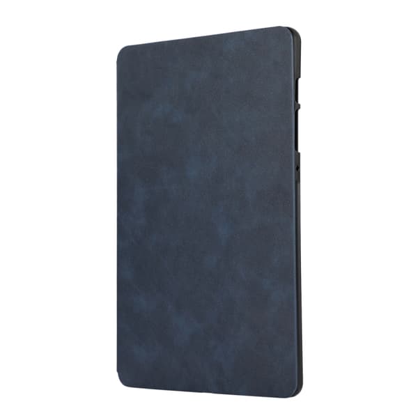 Samsung Galaxy Tab S6 Lite P610 Skyddande läderfodral Mörkblå