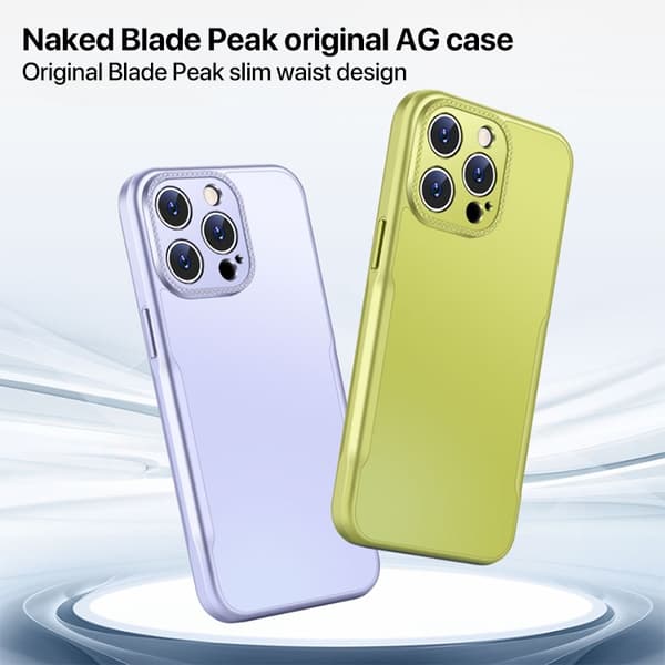 iPhone 16 Pro Max Blade Slim AG Matt Stöttålig Skal Vit