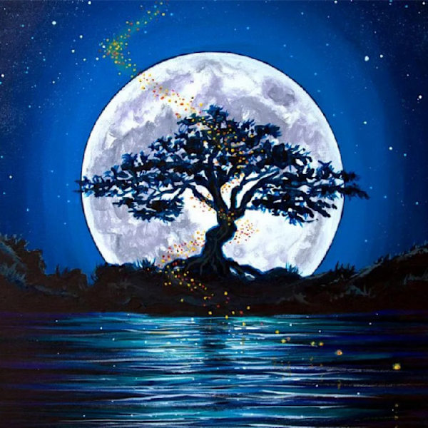 5D DIY Diamond painting - Magic Tree