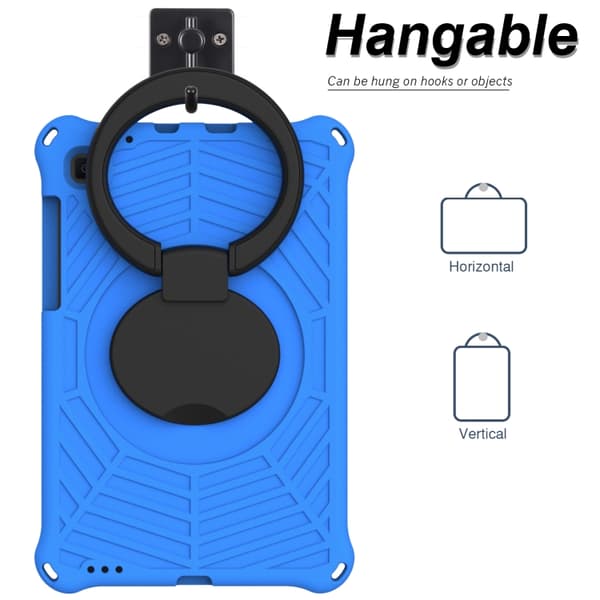 Samsung Galaxy Tab S6 Lite P610 Silikonfodral Spider King Blå