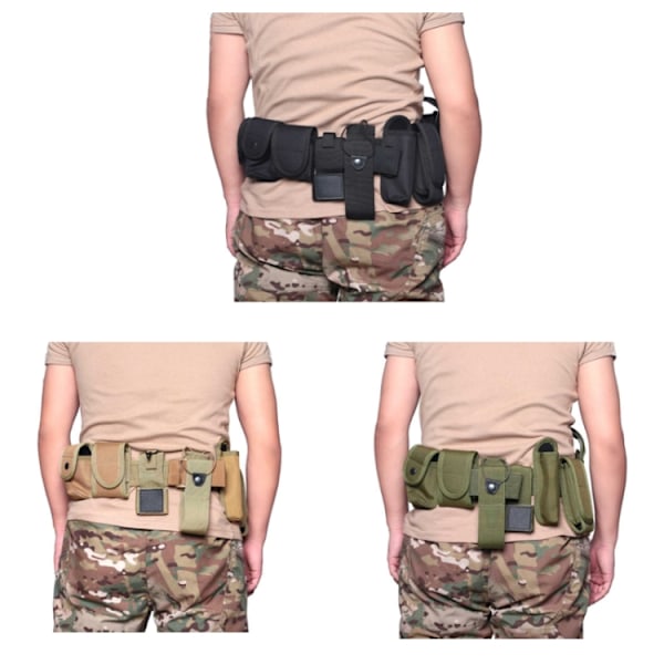 130cm Säkerhetsvakt Utomhus Multifunktionell Midjeväska Militärgrön