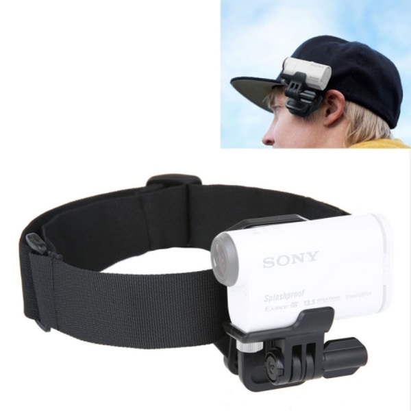 Dazzne DZ-CHM1 Clip Head Mount Kit för Sony Action Camera FDR-X1000V / HDRR-AS200V / HDR-AZ1VR / HDR-AS100V