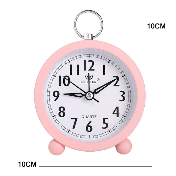 Kontorshem Rund Alarmklocka Studentklocka Present (Röd)