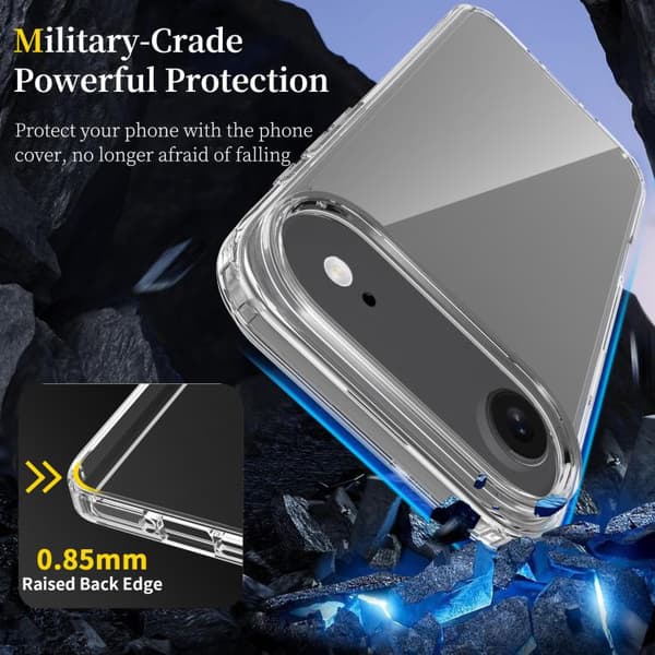 iPhone 17 Air Skal - Scratchproof Akryl TPU Transparent