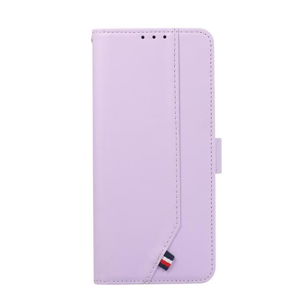 Redmi Note 14 4G - ABEEL Delikat Textur Splicing RFID Läderfodral Purpur