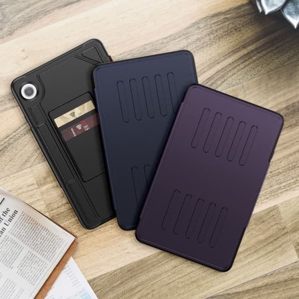 Samsung Galaxy Tab A9 / A11 Magnetiskt läderfodral Lila