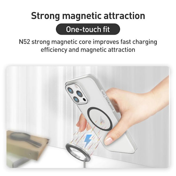 iPhone 16 Pro Max Klar PC Injicerad MagSafe Skal Ökenguld